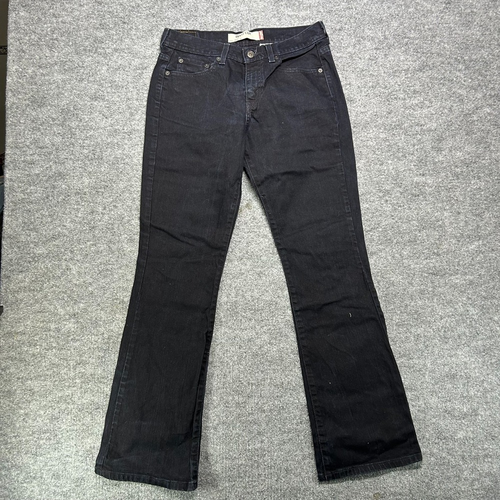 Levi's 515 Bootcut Jeans Womens 6M Black Denim Stretch Relaxed Hipster - 31x31.5